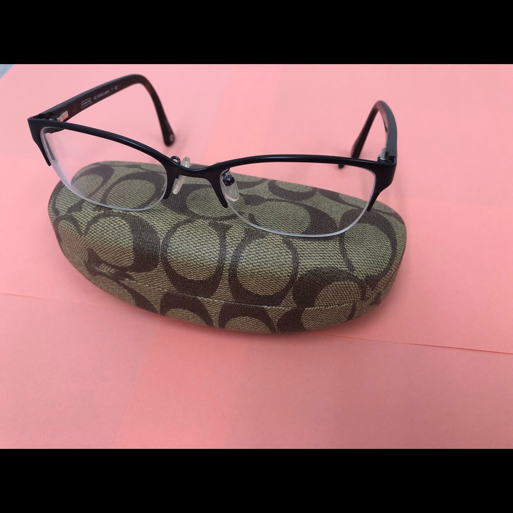 Coach Eyeglasses NEW and never used case